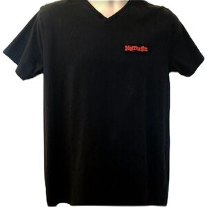 Jagermeister Men's Black T-Shirt Embroidered